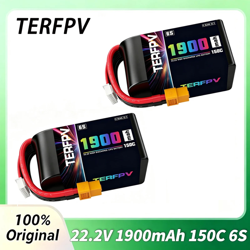 Drone Racing Battery - 1/2 قطعة بطارية TERFPV Lipo 6S