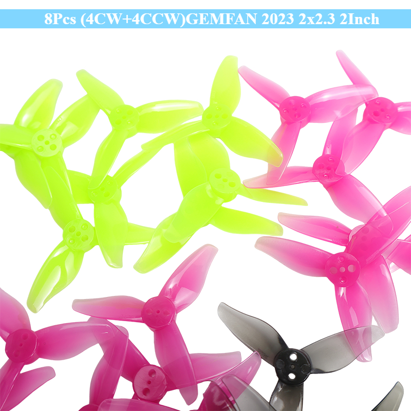 Drone Racing Gate - 8 قطع (4CW+4CCW) مراوح GEMFAN 2023