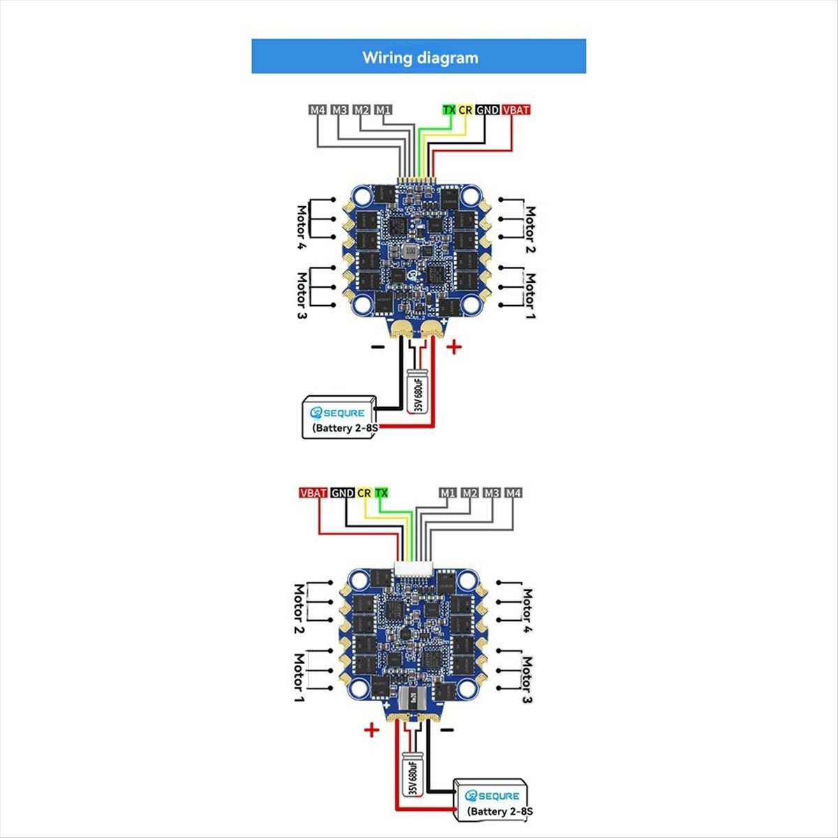 Drone Racing Charger - M85K Blueson A2 128 كيلو هرتز