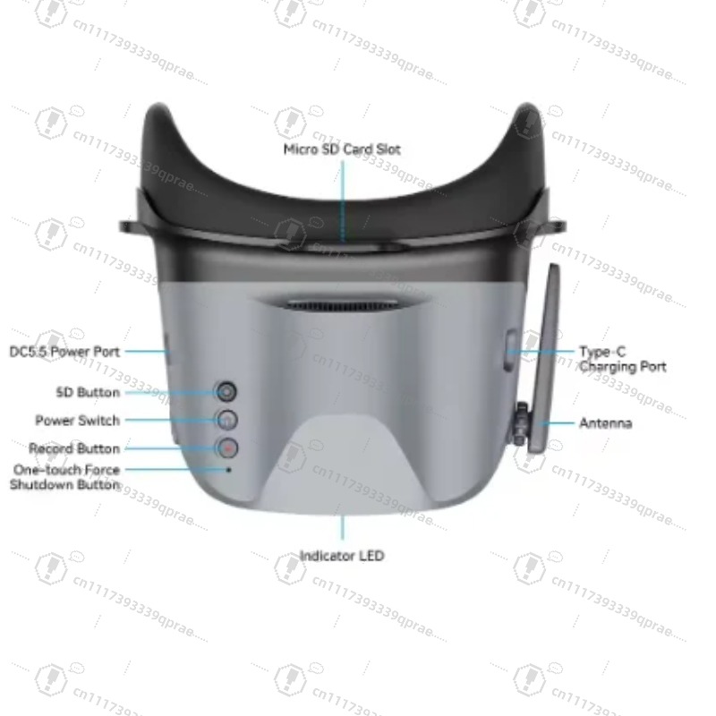 Drone Racing Goggles - نظارات FPV التناظرية BETAFPV VR04 بشاشة
