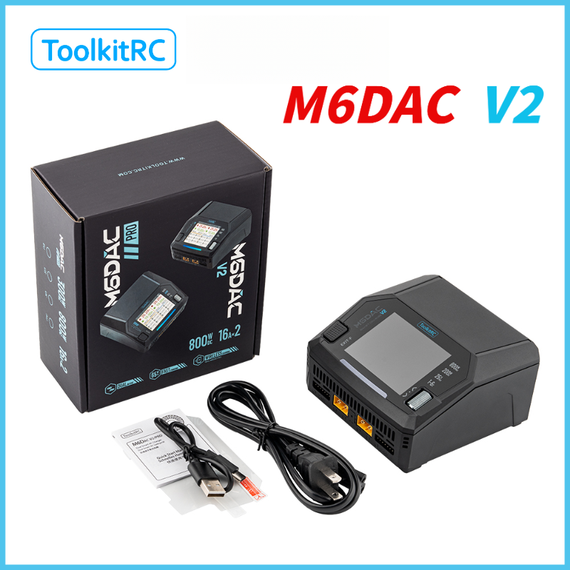 شاحن بطارية ToolkitRC M6DAC V2 - مراجعة Drone Racing Charger وسعره